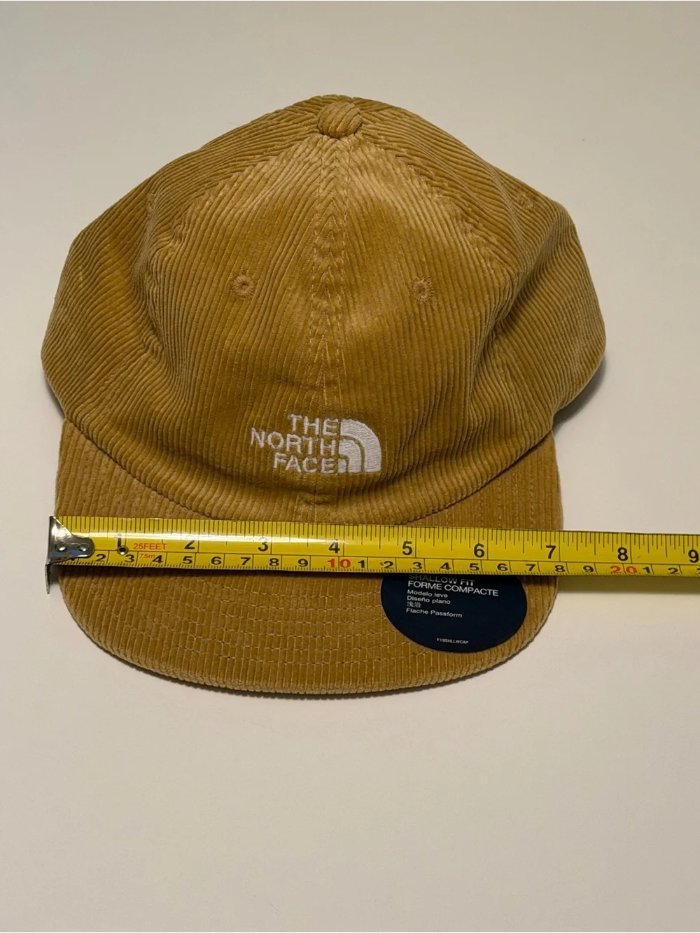 The North Face Unisex Corduroy Shallow Fit Logo Hat Cap Almond Butter Brown OS